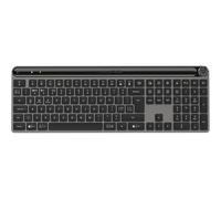 JLab Epic Advanced Wireless Keyboard - Multi Device Backlit Rechargeable Bluetooth Keyboard with 2.4G USB Connectivity, Slim Design Full Size Office Keyboards with Quiet Keys for PC/Laptop/Apple Mac