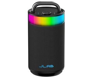 JLab Epic Party Portable Bluetooth Speaker with 16H+ Playtime - 100W Wireless Speaker with RGB Lights & 360-Degree Sound, IP56 Water Resistant, Custom EQ Sound, App Control, Black