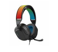 JLab Nightfall Over Ear Wired Gaming Headset - 3.5mm Jack with Microphone | for PC, Xbox, PS5, PS4, Nintendo Switch, 50mm Driver, Cloud Foam Cushions, Sound Isolating Inner Shelf, with Mic