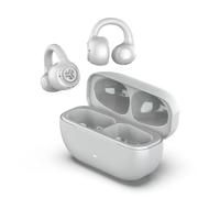 JLab Flex Open Ear Earbuds - Wireless Open Sport Headphones, Cuff Design Clip on Earphones, 21H Playtime, IP55 Sweat-Resistant Open-Ear Buds with Bluetooth Multipoint, MEMS Microphone, White