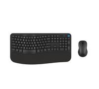JLab Flow Keyboard & Ambidextrous Mouse Ergonomic Wireless Bundle, Bluetooth or USB-C Dongle, AI Integration, Smart Media Knob, Customize with The JLab App for The Ultimate Home or Work Setup