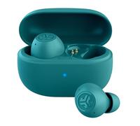 JLab Go Air Pop ANC Active Noise Cancelling Earbuds, Bluetooth Earphones, 24+ Hr Playtime Wireless Headphones, IP55 Sweat-Resistant In Ear Buds with Microphone, Clear Calls & Multipoint, Teal