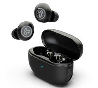 JLab Go Air Pop ANC Active Noise Cancelling Earbuds, Bluetooth Earphones, 24+ Hr Playtime Wireless Headphones, IP55 Sweat-Resistant In Ear Buds with Microphone, Clear Calls & Multipoint, Black
