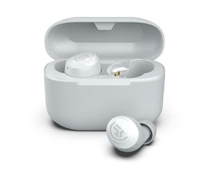 JLab Go Air Pop+ True Wireless Earbuds, In Ear Headphones, Bluetooth Earphones, 35H Playtime Ear Buds, Bluetooth Earbuds with Microphone, USB-C Charging Case, Dual Connect, EQ3 Sound, Cloud White