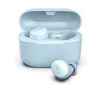 JLab Go Air Pop+ True Wireless Earbuds, In Ear Headphones, Bluetooth Earphones, 35H Playtime Ear Buds, Bluetooth Earbuds with Microphone, USB-C Charging Case, Dual Connect, EQ3 Sound, Light Blue