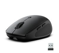 PNY JLab Go Charge Wireless Rechargeable Bluetooth Mouse - Ergonomic, Silent, Multi-Device Compatibility, Includes USB Dongle, New