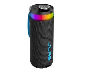 JLab Go Party Portable Bluetooth Speaker, Black | 16H+ Playtime, 10W Wireless Outdoor Travel Speaker with RGB Lights & Lab Quality Sound, IP56 Water Resistant