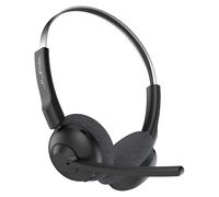 Go Work Pop Wireless Headsets with Microphone - 50+ Playtime Bluetooth Headset for PC, Multipoint Connect to Computer & Mobile - On Ear Wireless