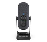 JLab Go Talk USB Microphone | Black | USB-C Output | Cardioid or Omnidirectional | 96k Sample Rate | 20Hz - 20kHz Frequency Response | Volume Control and Quick Mute | 3.5mm AUX | Plug and Play