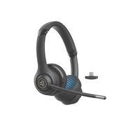 JLab Go Work 2nd Gen Wireless Headsets with Microphone - 55+H Computer Bluetooth Headset or USB C Dongle