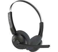 Go Work Pop Wireless Headsets with Microphone - 50+ Playtime Bluetooth Headset for PC, Multipoint Connect to Computer & Mobile - On Ear Wireless