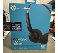 JLAB Go Work Pop Wireless On-Ear Headset 50+ Hrs Worktime - BLACK