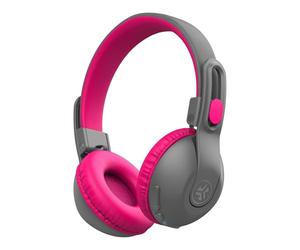 JLab JBuddies Studio 2 Kids Headphones Wireless - Wired Mode, Sharing, Pink