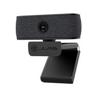JLab JBuds Cam USB HD Webcam | Black with Optional White Faceplate | 1080P/30 FPS, 2.1 Megapixels | Auto-Focus | Dual Omni-Directional Microphones | Compatible with PC, Mac and Chromebook