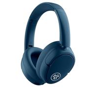 JLab JBuds LUX ANC Active Noise Cancelling Headphones - Wireless Over Ear Headphones with Microphone, 70+ H Playtime Foldable Bluetooth Earphones with Multipoint & Customisable Sound, Navy Blue