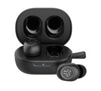 JLab JBuds Mini True Wireless Bluetooth Earbuds + Charging Case Charcoal Black IP55 Sweat and Dust Proof Bluetooth Multipoint Be Aware A