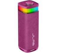 JLab JBuds Party Portable Bluetooth Speaker with 12H+ Playtime - 30W Wireless Outdoor Travel Speaker with RGB Lights & Lab Quality Sound, IP56 Water Resistant Speakers, Mulberry