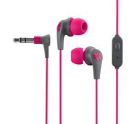 JLab JBuds Pro Signature Earbuds Pink Titanium 10mm Drivers Music Controls Universal Mic Custom Fit with Cush Fins