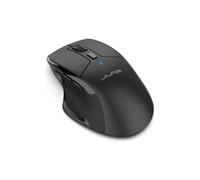 JLab JBuds Bluetooth Mouse, Rechargeable Wireless Mouse - Tri-Mode (BT 5.2/5.2/2.4Ghz) with USB-Dongle, Ergonomic, Full-Size Multi Device, Silent, for Laptop, PC, Computer, iPad, Mac, Tablet