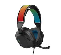 JLab Nightfall Over Ear Wired Gaming Headset - 3.5mm Jack Gaming Headset with Mic for PC/Xbox/ PS5/ PS4/ Nintendo Switch - 50mm Driver, Cloud Foam Cushions & Sound Isolating Inner Shelf