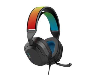 JLab Nightfall Over Ear Wired Gaming Headset - 3.5mm Jack Gaming Headset with Mic for PC/Xbox/ PS5/ PS4/ Nintendo Switch - 50mm Driver, Cloud Foam Cushions & Sound Isolating Inner Shelf