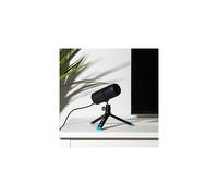 JLab Talk Go USB Microphone - PC Mic, Podcast, Condenser Microphones for Streaming, Gaming, Computer Desk & Laptop - Portable, Plug & Play, Professio