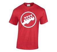 JLB Print Bass Headstock Symbol Scott Pilgrim Inspired Premium Quality Regular Fit T-Shirt Top for Men and Teens