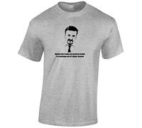 JLB Print Brent Money Dont Make Comedy TV Show Inspired Premium Quality Regular Fit T-Shirt Top for Men and Teens - Sports Grey/XL