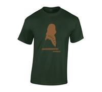 JLB Print Chewbacca Quote Space Wars Sci Fi Movie Film Inspired Premium Quality Modern Fit T-Shirt Top for Men - Green/S