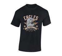 JLB Print Eagles Los Angeles Cool Premium Quality Modern Fit T-Shirt Top for Men