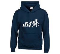 JLB Print Evolution of Alien Horror Film Inspired Premium Quality Unisex Hoodies for Men, Women and Teens Navy