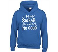 JLB Print I Solemnly Swear That I AM up to No Good Wizard Themed Premium Quality Unisex Hoodies for Men, Women and Teens Royal Blue