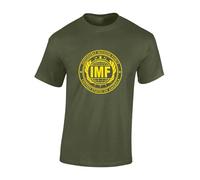 JLB Print Impossible Mission Force Classic Movie Film Inspired Premium Quality Modern Fit T-Shirt Top for Men - Green/XL