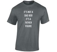 JLB Print Its Not A Dad BOD Cool Novelty Premium Quality Regular Fit T-Shirt Top for Men and Teens - Charcoal/XXL
