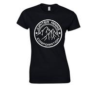 JLB Print Jupiter Mining Corporation Sci Fi TV Show Premium Quality Fitted T-Shirt Top for Women and Teens Black