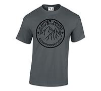 JLB Print Jupiter Mining Corporation Sci Fi TV Show Premium Quality Regular Fit T-Shirt Top for Men and Teens Charcoal