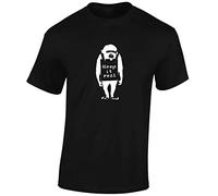 JLB Print Keep It Real Cool Novelty Premium Quality Regular Fit T-Shirt Top for Men and Teens - Black/L