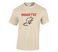 JLB Print Mouse Rat Andy Dwyer US Comedy TV Show Inspired Premium Quality Regular Fit T-Shirt Top for Men and Teens