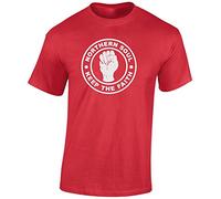 JLB Print Northern Soul Music Fan Premium Quality Regular Fit T-Shirt Top for Men and Teens - Red/M