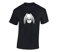 JLB Print Predator Silhouette Sci Fi Movie Inspired Premium Quality Regular Fit T-Shirt Top for Men and Teens Black