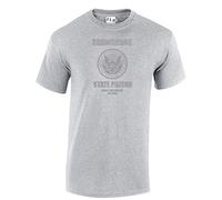 JLB Print Shawshank Prison Classic Movie Inspired Premium Quality Regular Fit T-Shirt Top for Men and Teens (Grey/Large)