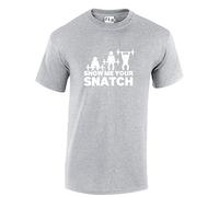 JLB Print Show ME Your Snatch Funny Rude Humor Premium Quality Regular Fit T-Shirt Top for Men
