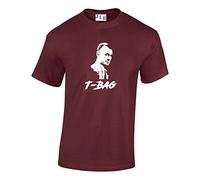 JLB Print T-Bag Theodore Bagwell US TV Crime Drama Premium Quality Regular Fit T-Shirt Top for Men and Teens Maroon