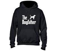 JLB Print The Dogfather Classic Movie Film Inspired Premium Quality Unisex Hoodies for Men, Women and Teens - Black / 5XL