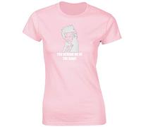 JLB Print You Remind Me of The Babe Classic Movie Film Inspired Premium Quality Fitted T-Shirt Top for Women and Teens - Light Pink / 10-12