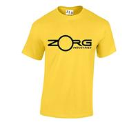 JLB Print Zorg Industries Logo Sci Fi Movie Film Inspired Premium Quality Regular Fit T-Shirt Top for Men and Teens