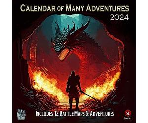JLB012 2024 Calendar of Many Adventures