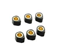JlbVcx 4-Stroke 6PC Racing Roller Set Weight 18x14mm 9g 13g For Vi Su8 Pe One125 Ag R16 He 150cc Scooter(13g black)