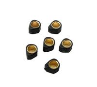 JlbVcx 4-Stroke 6PC Racing Roller Set Weight 18x14mm 9g 13g For Vi Su8 Pe One125 Ag R16 He 150cc Scooter(9g black)