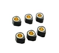 JlbVcx 4-Stroke Scooter 6PC Racing Roller Set Weight 18x14mm 9g 13g For Ag R16 Pl Li Lx Pe S 125 150 200(13g black)